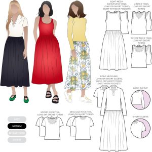Style Arc Sewing Pattern - Carter Dress (Sizes 10-22)